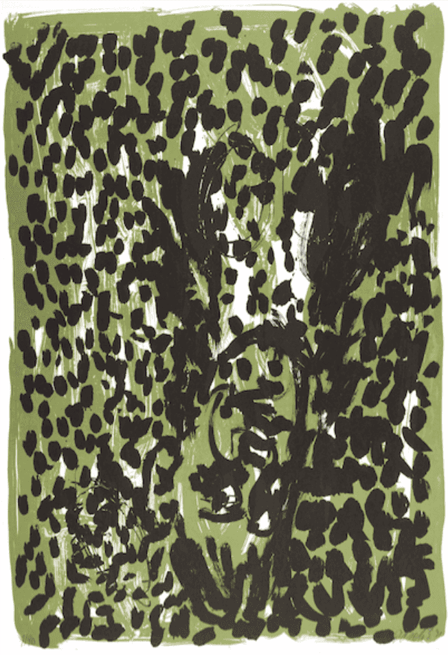 Georg Baselitz, ‘Grüne’, 1992, Print, Lithograph on rag paper, Galerie Klüser, Numbered, Dated