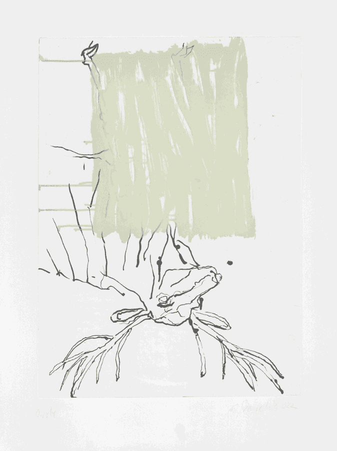 Georg Baselitz, ‘Hirsch, Wo (Black)’, 2023, Print, Etching and Aquatint, null, Numbered, Dated