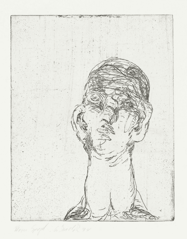 Georg Baselitz, ‘Idol’, 1964, Print, Echting, soft ground etching on zinc, null, Numbered, Dated