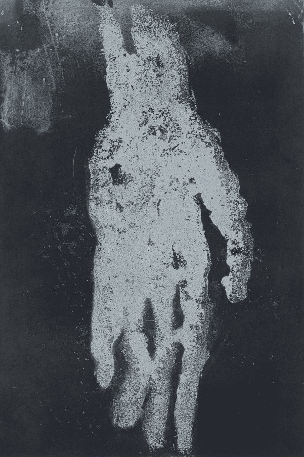 Georg Baselitz, ‘Mano VIII (White)’, 2019, Print, Aquatint and sugar-lift aquatints from two plates on 300gsm Hahnemühle Bütten paper, Cristea Roberts Gallery, 