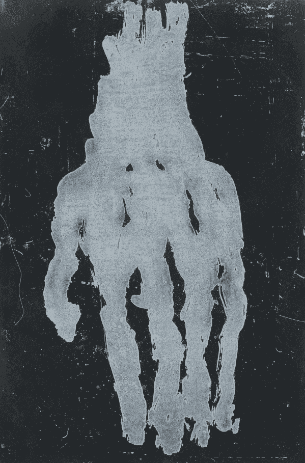 Georg Baselitz, ‘Mano VII (White)’, 2019, Print, Aquatint and sugar-lift aquatints from two plates on 300gsm Hahnemühle Bütten paper, Cristea Roberts Gallery, 