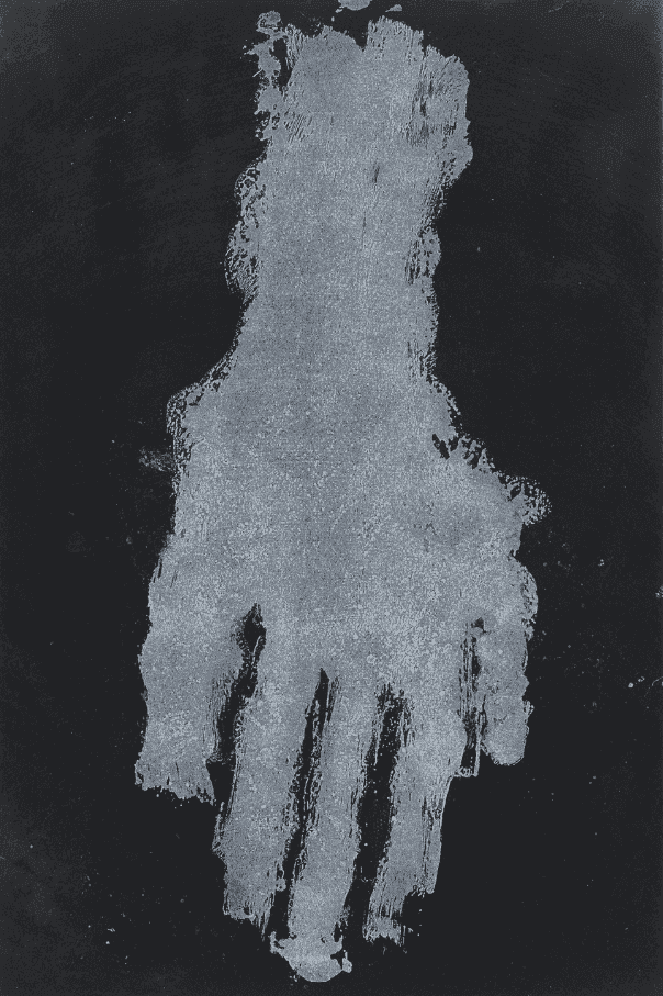 Georg Baselitz, ‘Mano V (White)’, 2019, Print, Aquatint and sugar-lift aquatints from two plates on 300gsm Hahnemühle Bütten paper, Cristea Roberts Gallery, 