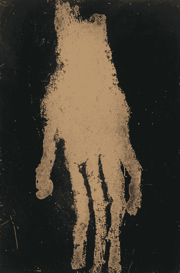 Georg Baselitz, ‘Mano X (Gold)’, 2019, Print, Aquatint and sugar-lift aquatints from two plates on 300gsm Hahnemühle Bütten paper, Cristea Roberts Gallery, 