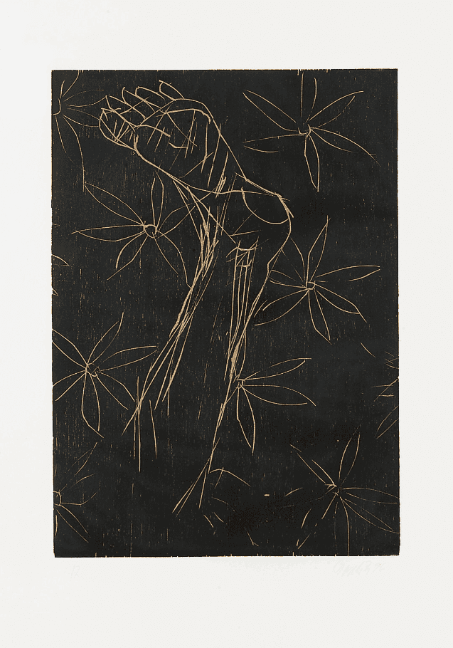 Georg Baselitz, ‘Normalfuss II’, 1996, Print, Woodcut, null, Numbered, Dated