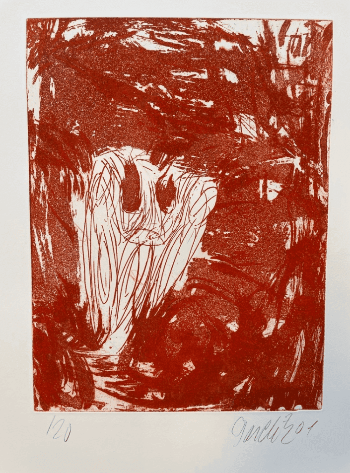 Georg Baselitz, ‘Nose’, 2001, Print, Line etching  and aquatint, null, Numbered, Dated