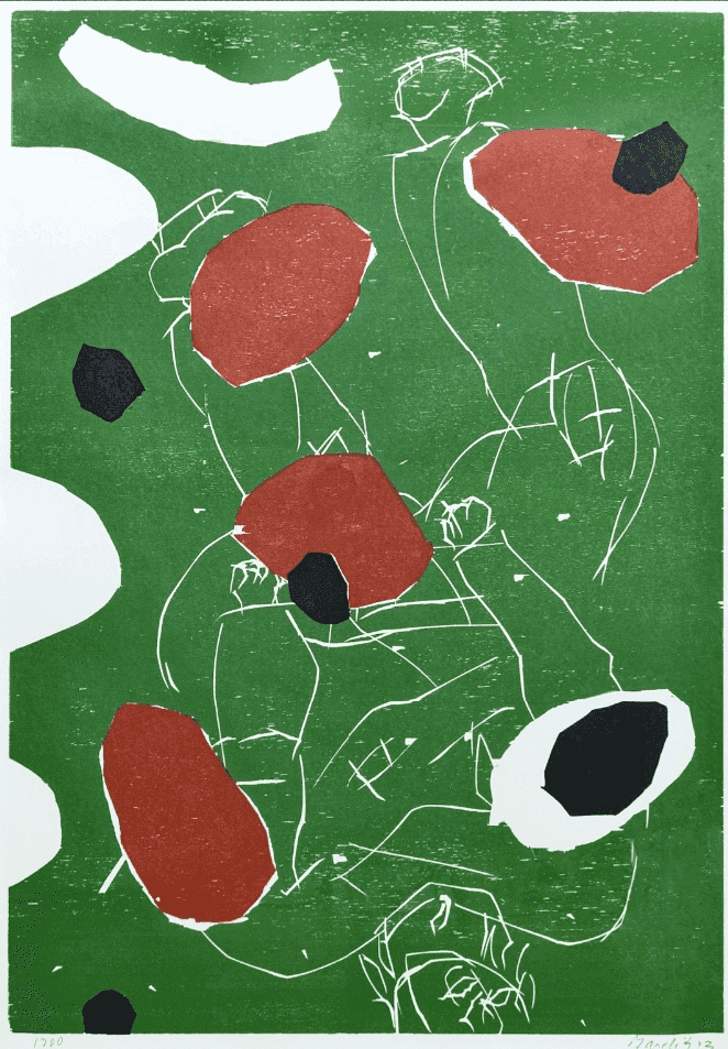 Georg Baselitz, ‘Puck’, 1993, Print, Color woodcut, null, Numbered, Dated
