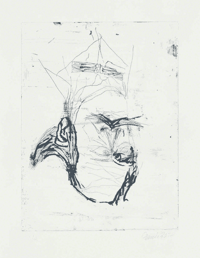 Georg Baselitz, ‘Rousseau’, 2018, Print, Etching and aquatint, Alan Cristea Gallery, Numbered, Dated