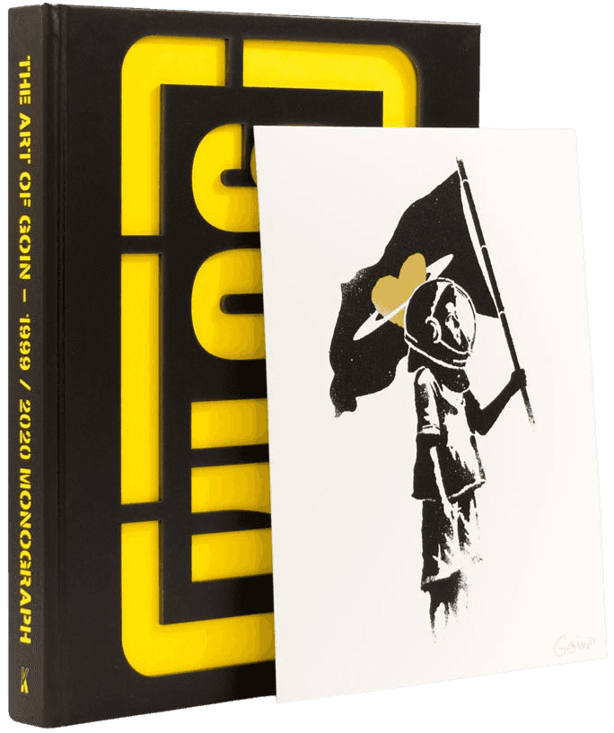 Goin, ‘Art Of Goin (Monograph) (Yellow)’, 2021, Print, 4 colors Screenprint on Somerset Satin White 250 gr/m² paper, Self-released, Numbered