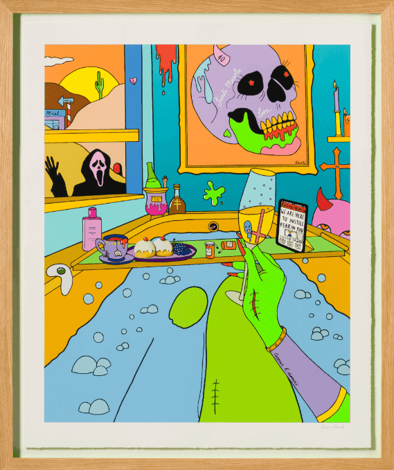 Graceland (Grace McCalla), ‘Cwarantine’, 2024, Print, Somerset Satin 410gsm Paper on 3mm Float Glass, null, Framed