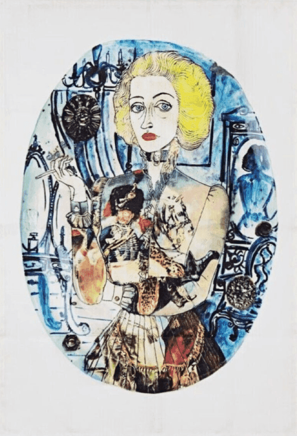 Grayson Perry, ‘Clare as a Soldier’, 2022, Print, Print on linen, Hayward Gallery, 
