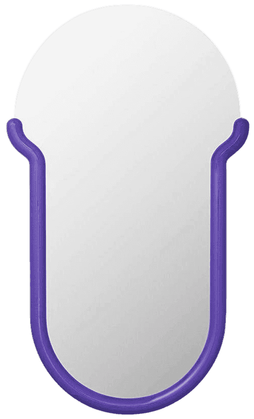 Greg Bogin, ‘Bogin Mirror (Large Purple)’, 2019, Sculpture, Mirror glass, aluminun, Normann Copenhagen, 