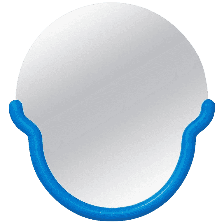 Greg Bogin, ‘Bogin Mirror (Medium Blue)’, 2019, Sculpture, Mirror glass, aluminun, Normann Copenhagen, 