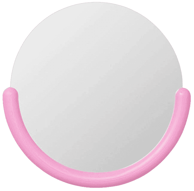 Greg Bogin, ‘Bogin Mirror (Small Pink)’, 2019, Sculpture, Mirror glass, aluminun, Normann Copenhagen, 