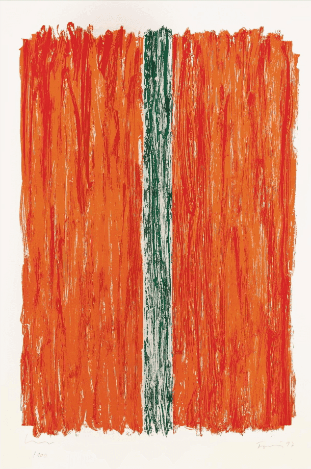 Gunther Forg, ‘Grüner Kopfschmerz’, 1997, Print, Lithograph on Velin paper, null, Numbered, Dated