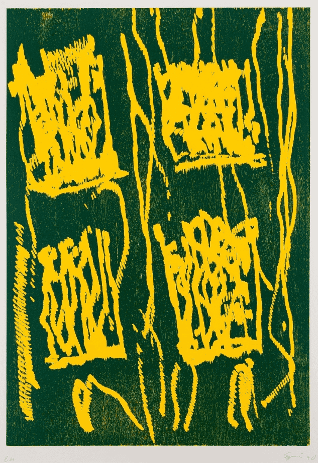 Gunther Forg, ‘Matto III’, 1990, Print, Woodcut printed in colours, null, Numbered, Dated