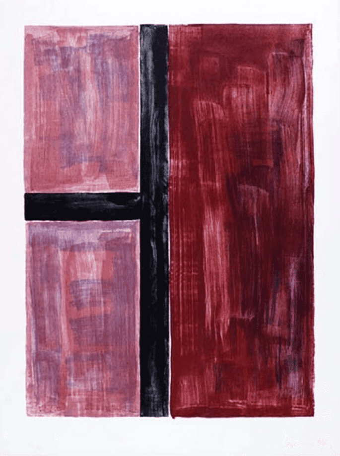 Gunther Forg, ‘Ohne Titel (Red Squares)’, 2004, Print, Lithograph, null, Numbered