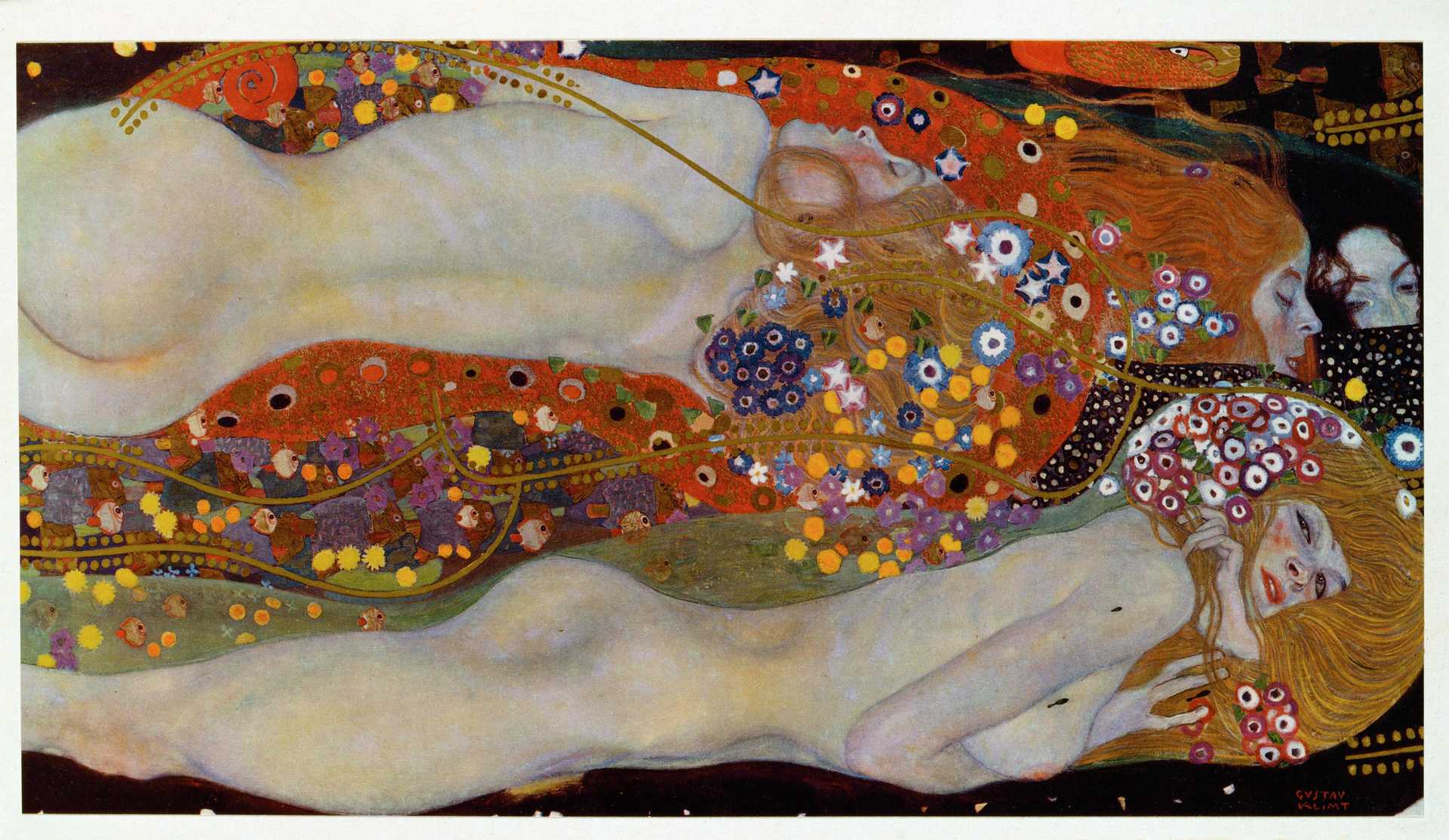Gustav Klimt, Wasserschlangen II (1907)