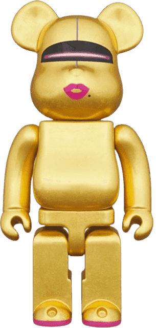 Hajime Sorayama, ‘Kutani Bearbrick (Pure Gold Leaf)’, 14-12-2019, Sculpture, Gold leaf, Medicom Toy, 