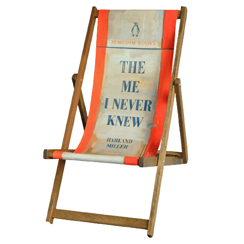Harland Miller, ‘The Me I Never Knew - Deck Chair (Orange)’, 2013, Collectible, Sustainable merpauh wood deckchair, null, 