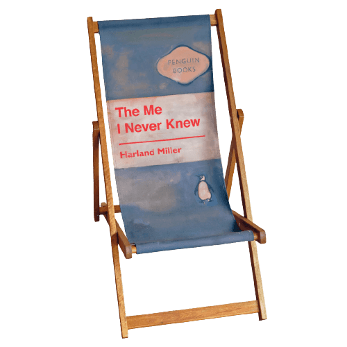 Harland Miller, ‘The Me I Never Knew - Deck Chair (Blue)’, 2013, Collectible, Sustainable merpauh wood deckchair, null, 