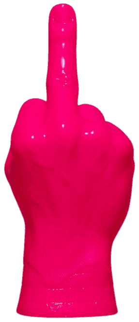 Haroshi, ‘HUF x Haroshi Middle Finger (Pink)’, 2015, Sculpture, Vinyl, HUF, 