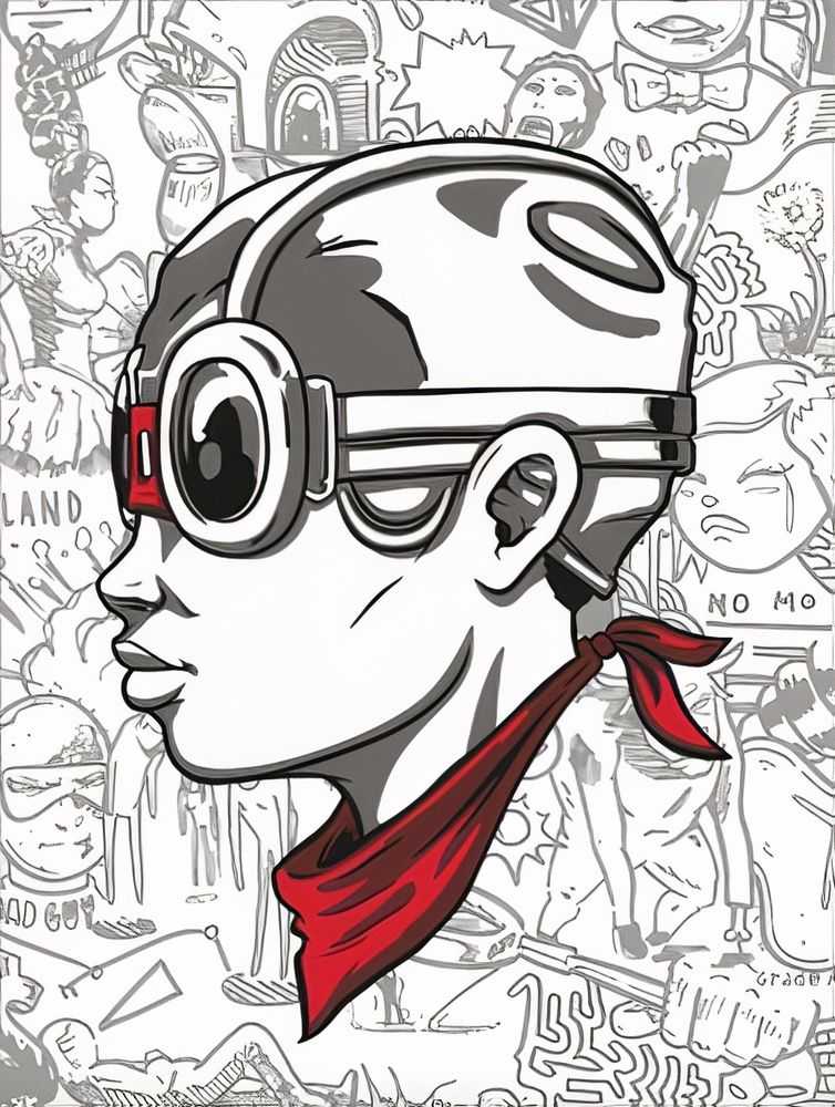 Hebru Brantley, ‘Beyond Kirby (Fly Boy) (Ghost Variant)’, 2016, Print, 4 colour Hand Pulled screenprint on Mohawk Superfine UltraWhite, 160 lb cover, Deckled Edges, Vertical Gallery, Numbered