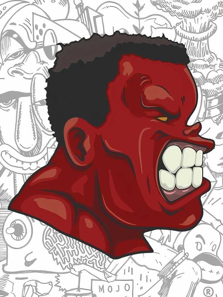 Hebru Brantley, ‘Hulk (False Alarm)’, 2016, Print, 11 colour Hand Pulled screenprint on Mohawk Superfine UltraWhite, 160 lb Cover Deckled Edges, Line Dot Editions, Numbered