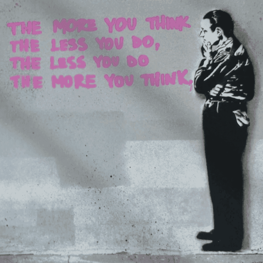 Hijack, ‘Analysis Paralysis’, 2021, Print, Hand pulled screen print in colours with hand deckled edges, Self Published, Numbered