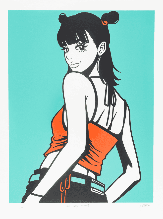 Hime, ‘Live Every Moment’, 2021, Print, Silkscreen, null, Numbered