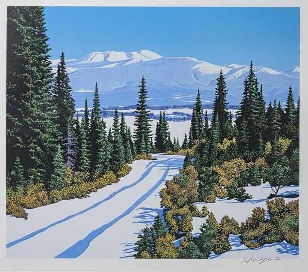 Hiroshi Nagai, ‘Conifer Forest’, 2012, Print, Giclee print on canvas, null, Numbered