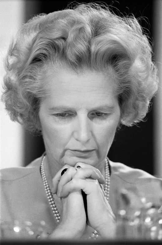 Homer Sykes, ‘Thatcher In Thought’, 1973, Photography, Archival Pigment print, null, 