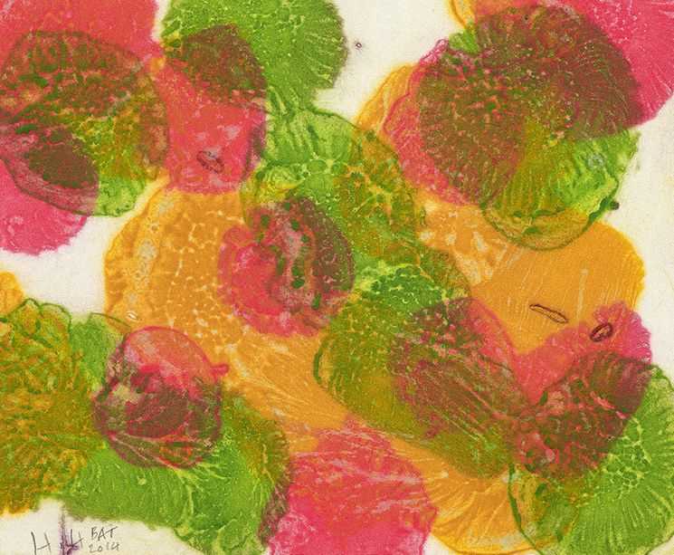 Howard Hodgkin, ‘Autumn’, 2014, Print, Carborundum relief from three plates printed sequentially with Geranium/Magenta mix, Yellow Ochre and Sap Green/Lemon Yellow mix on Moulin du Gué 350gsm paper, Cristea Roberts Gallery, Numbered, Dated