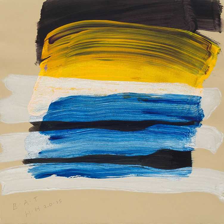 Howard Hodgkin, ‘Autumn Sky’, 2015, Print, Hand painted carborundum relief from 1 plate on Velin Cuve BFK Rives Grey 280gsm paper, Cristea Roberts Gallery, Numbered, Dated