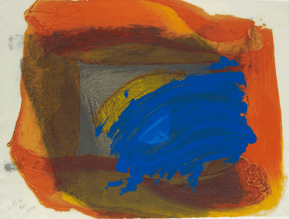 Howard Hodgkin, ‘Eclipse’, 2016, Print, Carborundum relief with sugar-lift and hand-colouring on Khadi 320gsm hand-made paper, null, Numbered, Dated