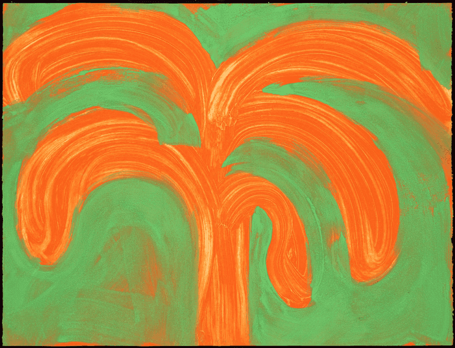 Howard Hodgkin, ‘Indian Tree’, 1990, Print, Etching with carborundum and hand-colouring on Velin Arches 300gsm paper, null, Numbered, Dated
