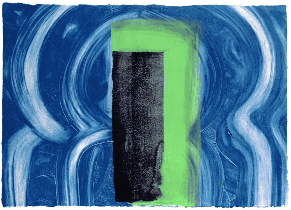 Howard Hodgkin, ‘Morrocan Door’, 1990, Print, Intaglio print with carborundum and hand-colouring in tempera on Du Chene hand-made paper, null, Numbered, Dated