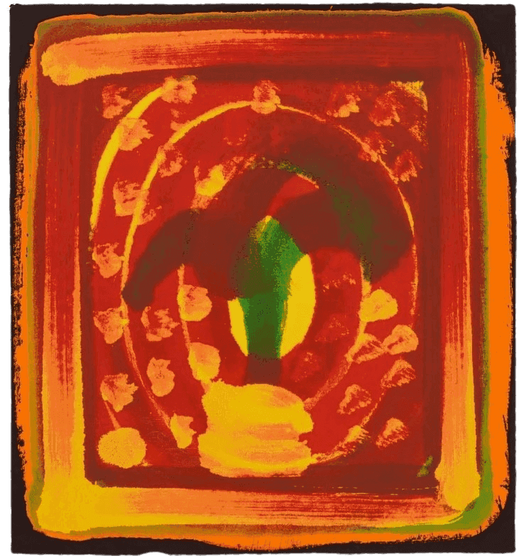 Howard Hodgkin, ‘Still Life (Indian Leaves)’, 1980, Print, Colour screenprint on Velin Arches paper, null, Numbered, Dated