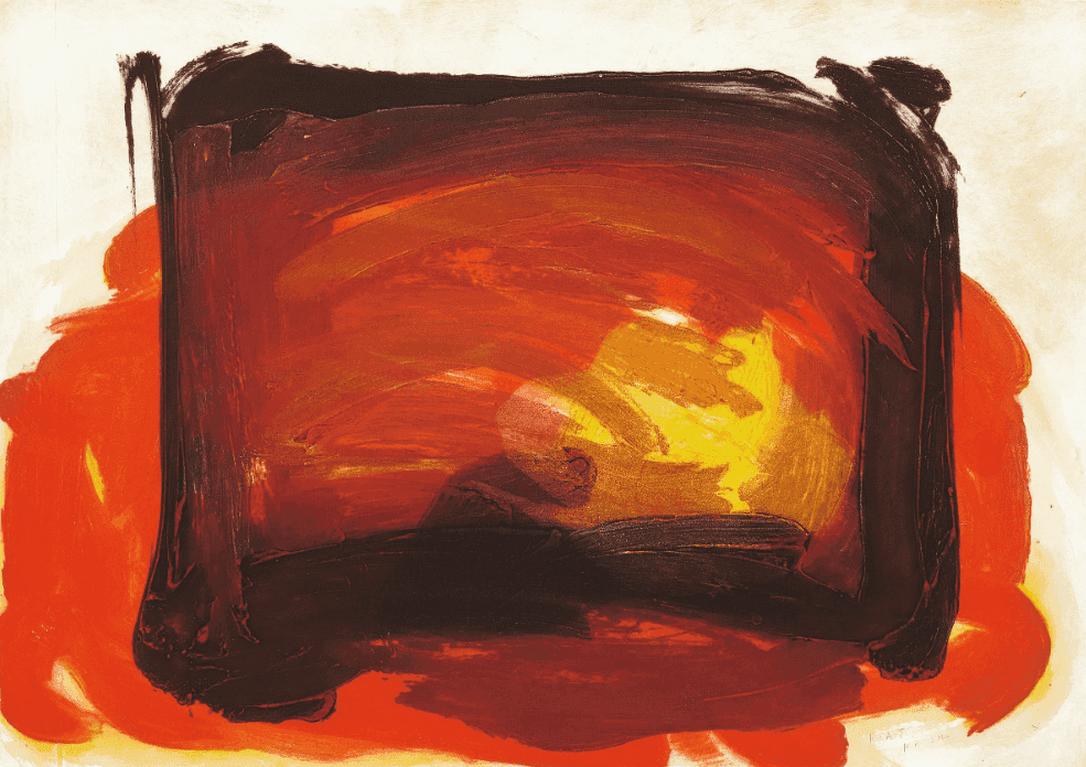 Howard Hodgkin, ‘Summer evening’, 2014, Print, Carborundum relief with hand-colouring on Moulin Du Gué 350gsm paper, null, Dated