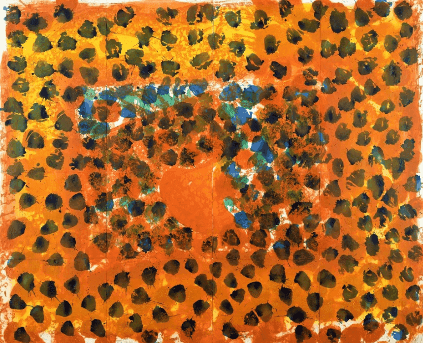 Howard Hodgkin, ‘Venice, Afternoon’, 1995, Print, Lift-ground etching and aquatint with carborundum and hand-colouring on 16 sheets of torn Velin Arches blanc 300gsm paper, null, Numbered, Dated