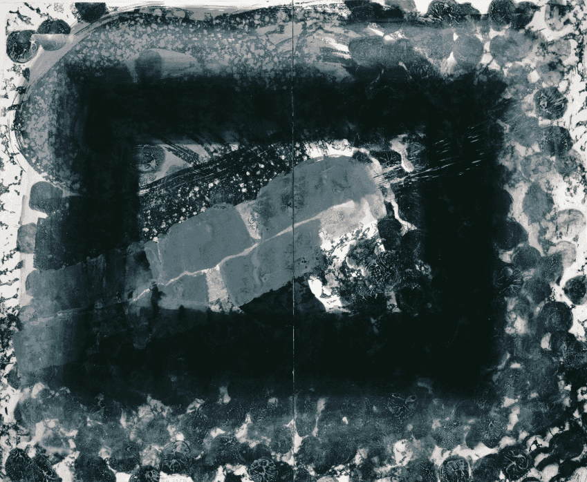 Howard Hodgkin, ‘Venice, Night’, 1995, Print, Lift-ground etching and aquatint with carborundum and hand-colouring on two pieces of Velin Arches blanc 300gsm paper, null, Numbered, Dated