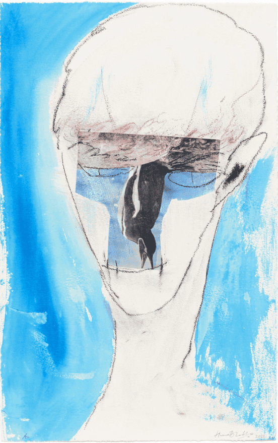 Huma Bhabha, ‘Penguin’, 2022, Print, Four-color offset lithograph, Pace Editions, Inc., 