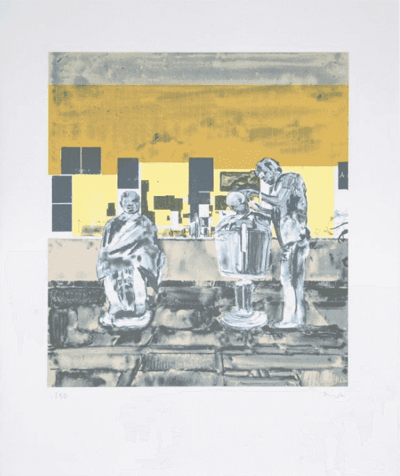 Hurvin Anderson, ‘International Cut’, 2023, Print, Screenprint, The Hepworth Wakefield, Numbered