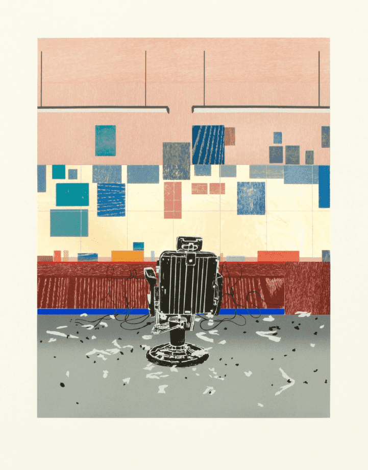 Hurvin Anderson, ‘Paradise’, 2016, Print, Woodblock and screenprint, null, Numbered