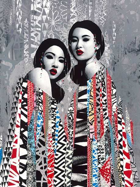 Hush, ‘Duality (Silver)’, 06-12-2018, Print, Lithograph 14 colors printed with Marinoni press lithographic and hand cut, Print Them All, Numbered