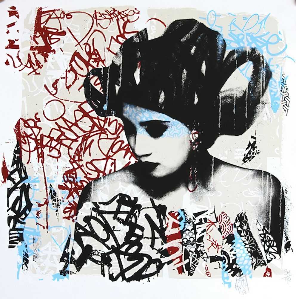 Hush, ‘Untitled’, 12-10-2012, Print, 4 Colour Screenprint with Hand Painted Background , Jealous Gallery, Numbered, Handfinished