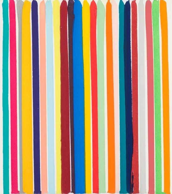 Ian Davenport, ‘Chromology Etching’, 2014, Print, Etching on 300gsm Fabriano Artistico paper, null, Numbered