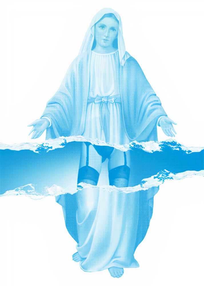 Imbue, ‘Virgin (Blue)’, 12-10-2012, Print, Screenprint, No Walls Gallery, Numbered