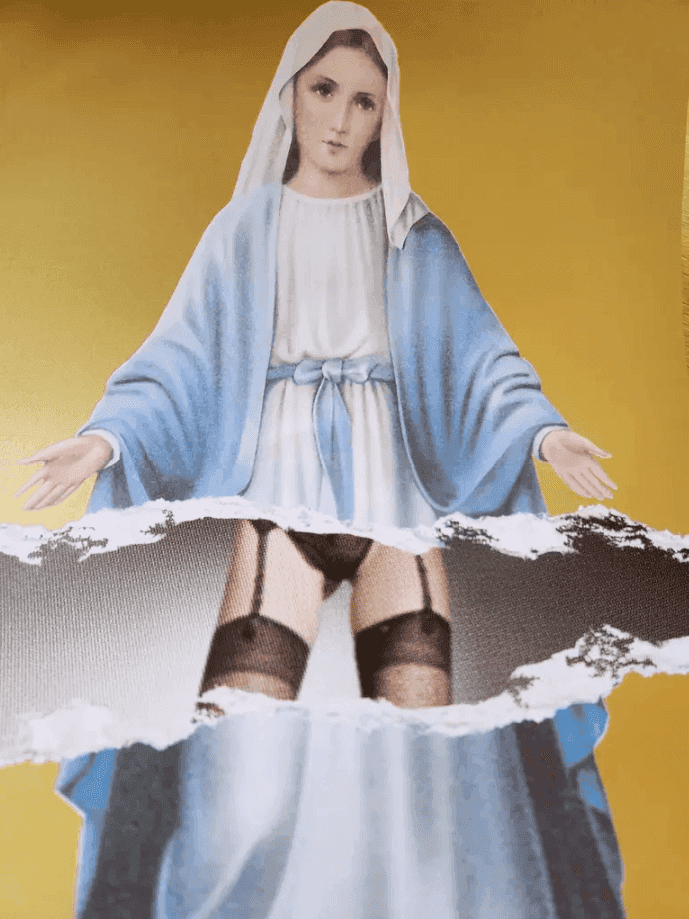 Imbue, ‘Virgin (Gold)’, 2022, Print, Offset lithograph print on cream high gloss 290gsm fine art paper, null, 