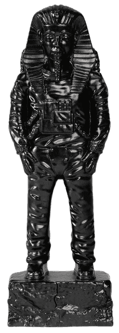 Imbue, ‘XL Ancient Astronaut Tutankhamun (Graphite Black)’, 2021, Sculpture, Cast resin with metallic black finish, Imbue Source, Numbered
