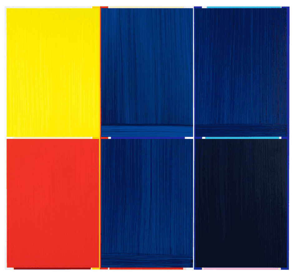 Imi Knoebel, ‘Hello Darkness Ed.’, 2011, Print, Acrylic on plastic foil collage, null, Numbered, Dated